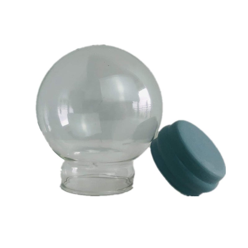 Youda Home Decoration DIY Empty Glass Snow Globe Kit (D45mm) - Water Globe Accessories - Image 3